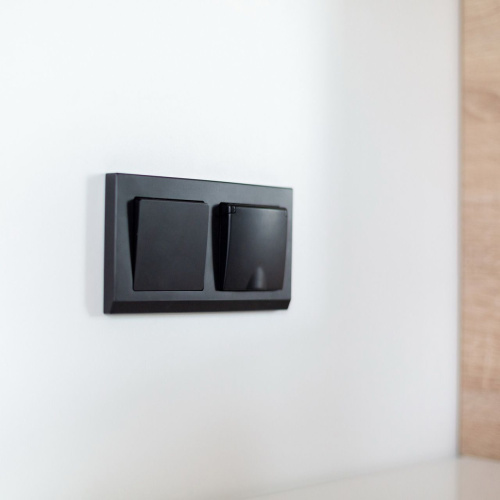 Рамка из поликарбоната на 2 поста Stark черный W0021808 фото 3 Рамка из поликарбоната на 2 поста Stark черный W0021808 фото 3