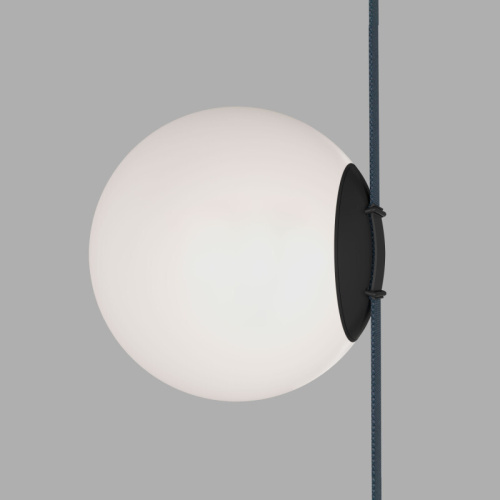 DK5552-BK Cветильник для трека-ремня Belty, серия Orb, со светодиодом, D180*H181мм, 48V DC, 10W, RA90, 120°, 4000K, IP20, белый, акрил фото 3