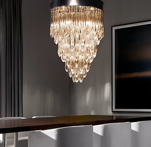 Люстра Tear Drop Glass 8 фото 3 Люстра Tear Drop Glass 8 фото 3