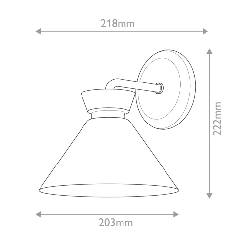 Бра Alora Mood, Арт. ALM-HALSTON-1WB-GD фото 7