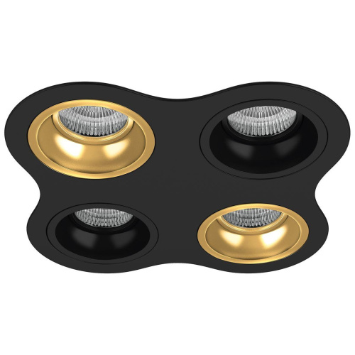 Комплект из светильников и рамки Lightstar Domino Round (214647+214603+214607+214603+214607) D64703070307