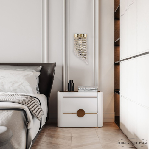 Бра 83401BR/15IV-33 G Drops Bohemia Ivele Crystal (Богемия Ивеле Кристалл) фото 2 Бра 83401BR/15IV-33 G Drops Bohemia Ivele Crystal (Богемия Ивеле Кристалл) фото 2