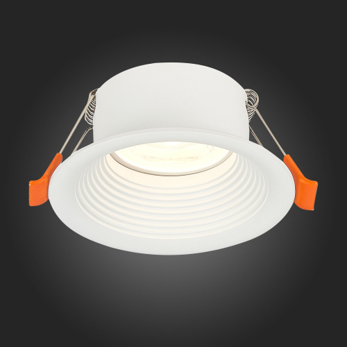 ST202.508.01 Св-к встр. Белый GU10 1*50W  D89xH40 220V Без ламп Встраиваемые светильники фото 9