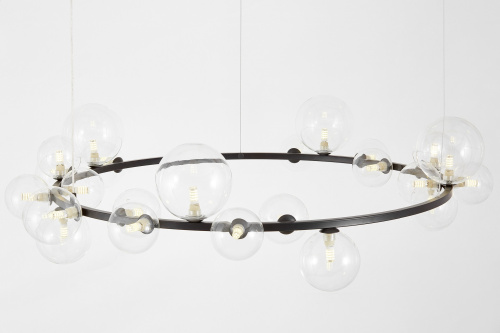 Подвесной светильник Lumina Deco LDP 7033-24 BK+CL фото 4 Подвесной светильник Lumina Deco LDP 7033-24 BK+CL фото 4