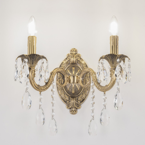 Бра с хрустальными подвесками AL7901B10/2/175 B FP Bohemia Ivele Crystal (Богемия Ивеле Кристалл) фото 3 Бра с хрустальными подвесками AL7901B10/2/175 B FP Bohemia Ivele Crystal (Богемия Ивеле Кристалл) фото 3