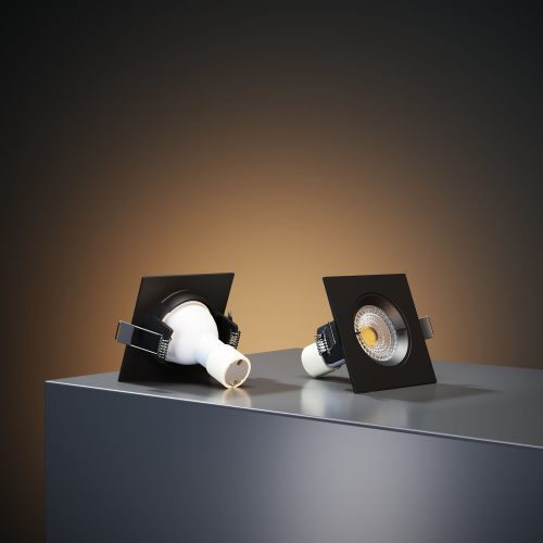 Светильник встраиваемый Minnie GU10 черный 25057/01 фото 3