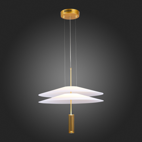 SL6101.203.01 Люстра подвесная ST-Luce Золотистый/Белый LED 1*10W 3000K ISOLA фото 9