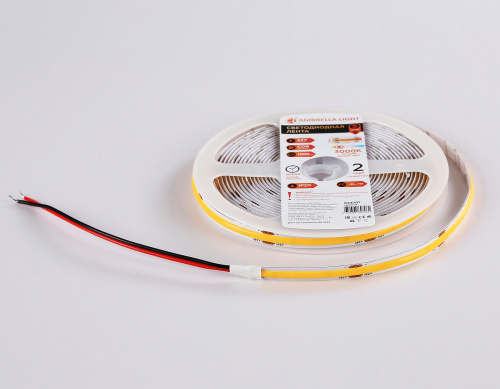 Светодиодная лента 24В COB 480Led 12Вт/м 3000K IP20 5м фото 7
