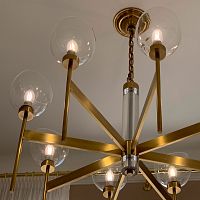 Люстра Cloyd CASSADY-B C8 / Ø87 см - латунь (арт.10380)