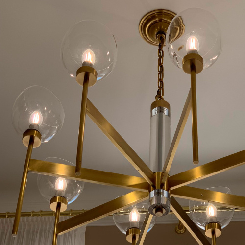 Люстра Cloyd CASSADY-B C8 / Ø87 см - латунь (арт.10380) Люстра Cloyd CASSADY-B C8 / Ø87 см - латунь (арт.10380)