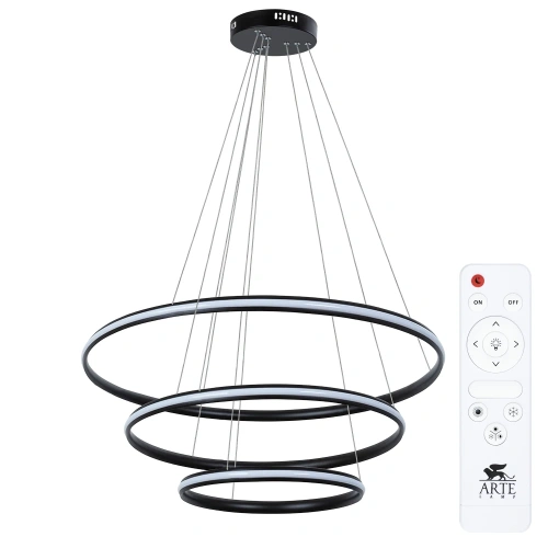 Подвесная люстра Arte Lamp MERIDIANA A2198SP-3BK Подвесная люстра Arte Lamp MERIDIANA A2198SP-3BK
