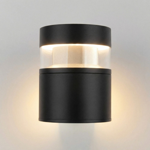 Уличный настенный светильник 1530 TECHNO LED 3000K чёрный 1530 TECHNO LED черный фото 3