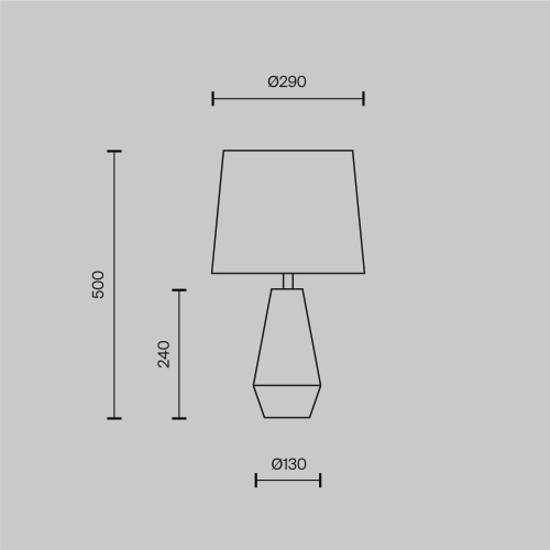 Настольный светильник Maytoni Z181-TL-01-B фото 4