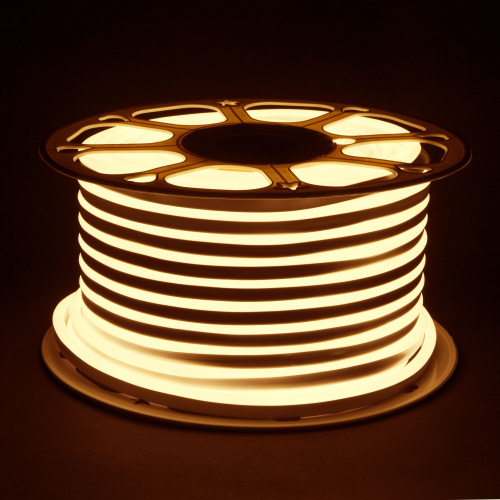 Светодиодный гибкий неон 220 В 9.6 Вт/м 120 Led/м 2835 IP67, односторонний теплый белый 3300 K, 50 м Гибкий неон 220V 9,6W 120Led 2835 IP67 односторонний теплый белый, 50 м фото 2 Светодиодный гибкий неон 220 В 9.6 Вт/м 120 Led/м 2835 IP67, односторонний теплый белый 3300 K, 50 м Гибкий неон 220V 9,6W 120Led 2835 IP67 односторонний теплый белый, 50 м фото 2