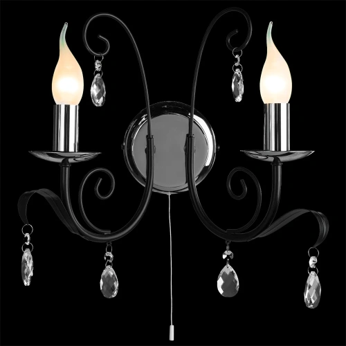 Бра Arte Lamp ROMANA A1742AP-2BK фото 2