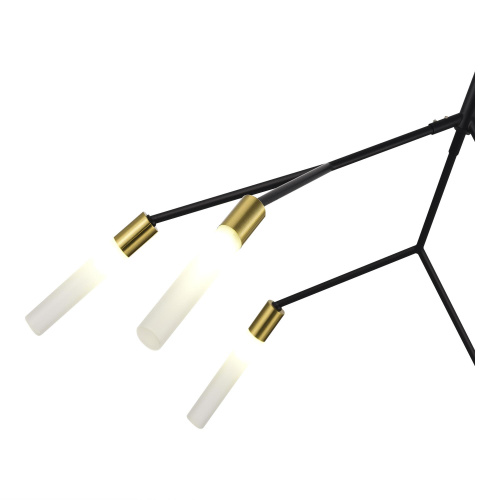 SLE1129-403-06 Светильник подвесной Черный, латунь/Белый G9 6*5W KAITO фото 3 SLE1129-403-06 Светильник подвесной Черный, латунь/Белый G9 6*5W KAITO фото 3