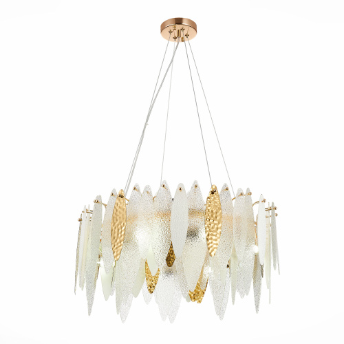 SL1224.203.08 Люстра подвесная ST-Luce Золотистый/Прозрачный, Белый E14 8*60W LASTRA фото 4