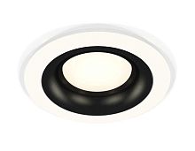 Комплект встраиваемого светильника Ambrella light Techno Spot XC7621002 SWH/PBK белый песок/черный полированный (C7621, N7011)