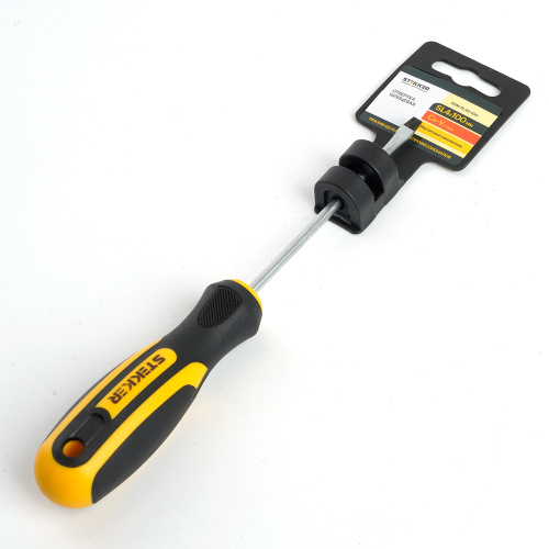 Отвертка шлицевая STEKKER SL 4.0 х 100 мм Cr-V, SDM-SL40-100 фото 7