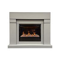 Электрокамин RealFlame Lindelse 26 GR серый, графит c очагом 3D Helios 26 SBG