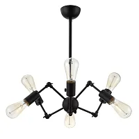 Люстра на штанге Arte Lamp ROOTS A9190LM-6BK