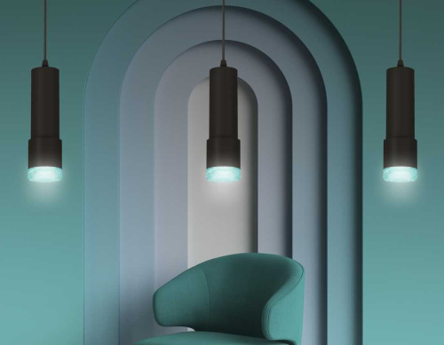 Комплект подвесного светильника Ambrella light Techno Spot XP7402004 SBK/BL черный песок/голубой (A2302, C6343, A2030, C7402, N7194) фото 4