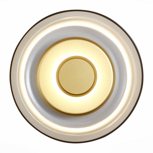 SL6002.201.01 Светильник настенный ST-Luce Золотистый/Янтарный LED 1*7W 4000K LAZIO фото 2