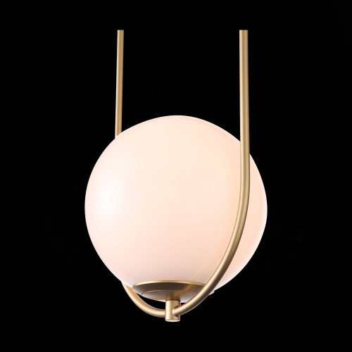 SL1118.203.01 Светильник подвесной ST-Luce Золотистый/Белый E27 1*40W PENOLO фото 4