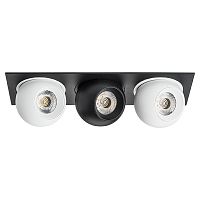 i537627262 Светильник INTERO LED 9W*3 850LM*3 24G ЧЕРНЫЙ/БЕЛЫЙ 3000K (217537+217062+217072+217062)
