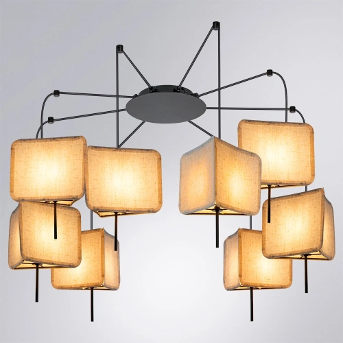 Подвесная люстра Arte Lamp TRIXIE A7084SP-8BK фото 2 Подвесная люстра Arte Lamp TRIXIE A7084SP-8BK фото 2