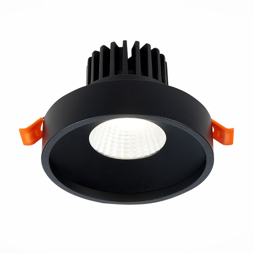 ST751.438.10 Св-к встр. Черный LED 1*10W 3000K 750Lm Ra>90 38° IP20 D100xH75 170-240V Встраиваемые светильники фото 4