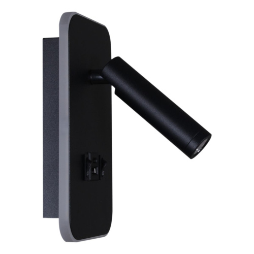 Настенный светодиодный светильник Reluce 86204-9.2-001KT LED12W+USB BK фото 5