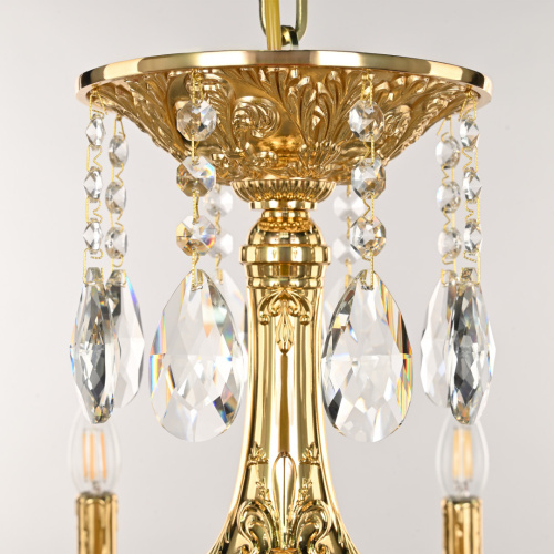 Люстра с хрустальными подвесками AL79101/8/250 A G Bohemia Ivele Crystal (Богемия Ивеле Кристалл) фото 4 Люстра с хрустальными подвесками AL79101/8/250 A G Bohemia Ivele Crystal (Богемия Ивеле Кристалл) фото 4