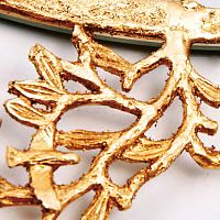 Зеркало Cloyd NIMBA Mirror / Ø90 см - латунь (арт.50058)