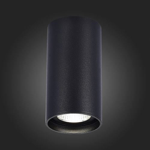 ST157.442.15 Светильник потолочный Черный LED 1*15W 4000K 1 200Lm Ra>90 60° IP44 D75xH140 220-265V Накладные светильники фото 4