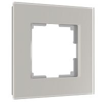 Рамка из стекла на 1 пост Senso дымчатый soft-touch W0013117
