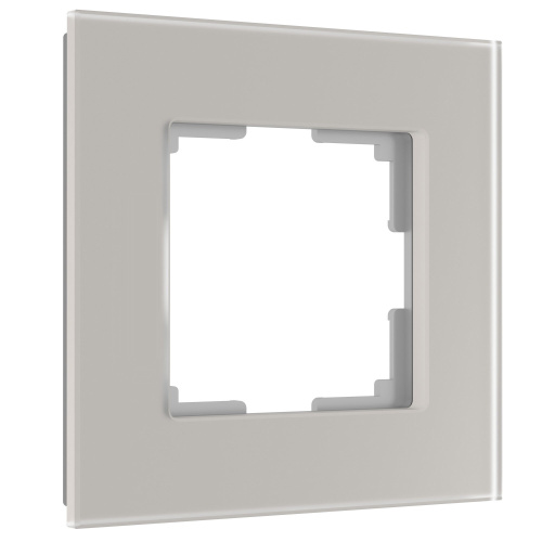 Рамка из стекла на 1 пост Senso дымчатый soft-touch W0013117 Рамка из стекла на 1 пост Senso дымчатый soft-touch W0013117