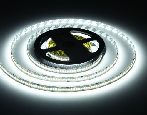 Светодиодная лента 24В 2835 240Led 20Вт/м 6500K IP20 5м фото 8