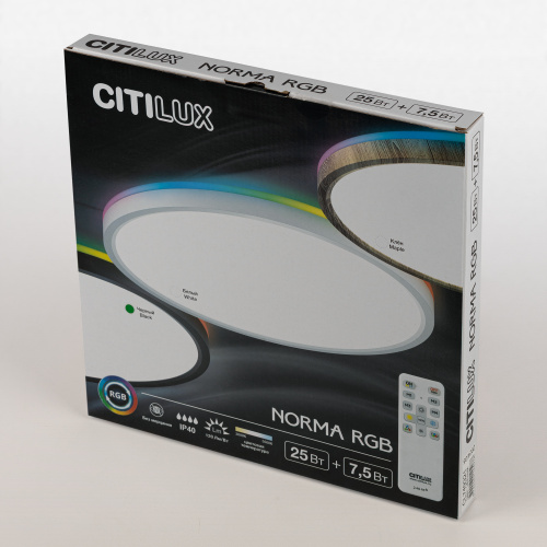 Citilux NORMA CL749321 LED RGB Светильник с пультом Чёрный фото 14 Citilux NORMA CL749321 LED RGB Светильник с пультом Чёрный фото 14
