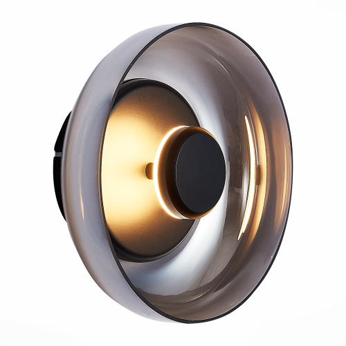 SL6002.401.01 Светильник настенный ST-Luce Черный/Дымчатый LED 1*7W 4000K LAZIO фото 4