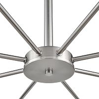 8099/8C COMFI LN26 105 никель/белый металл/стекло Люстра потолочная Е14 8*40W 220V MAVE