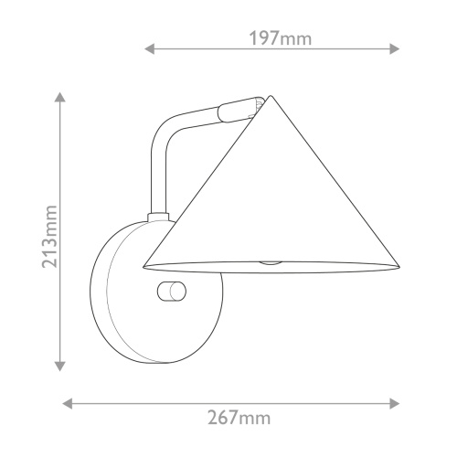 Бра Alora Mood, Арт. ALM-REMYCK-1WB-GD фото 7