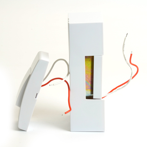 Звонок с кнопкой проводной Feron DB-102 электромеханический белый 230V 119х70х37мм фото 6