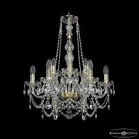 Люстра хрустальная 1411/6+3/195/h-66 G Bohemia Ivele Crystal (Богемия Ивеле Кристалл)