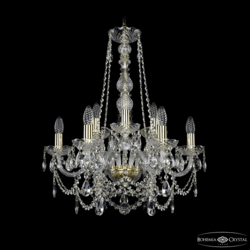 Люстра хрустальная 1411/6+3/195/h-66 G Bohemia Ivele Crystal (Богемия Ивеле Кристалл) Люстра хрустальная 1411/6+3/195/h-66 G Bohemia Ivele Crystal (Богемия Ивеле Кристалл)