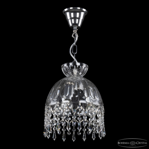 Подвесной светильник 5478/22 Ni Clear/M-1H Drops Bohemia Ivele Crystal (Богемия Ивеле Кристалл)