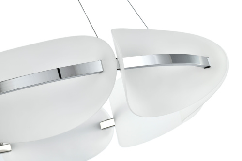 Подвесной светильник потолочный хром LED 40Вт D80см Zortes MOON ZRS.1211.80 фото 6 Подвесной светильник потолочный хром LED 40Вт D80см Zortes MOON ZRS.1211.80 фото 6