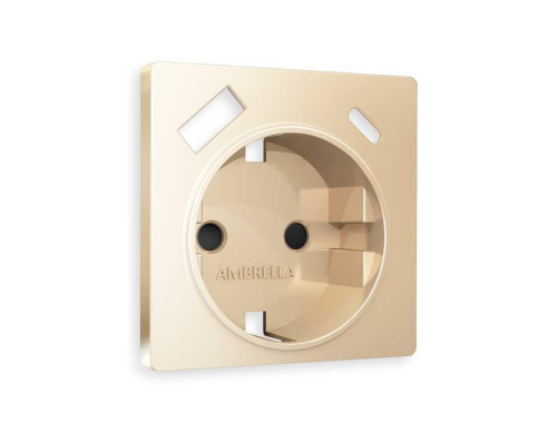 Лицевая панель розетки AMBRELLA VOLT AP6100