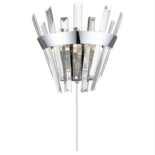 Citilux Вестерос CL307310 Бра хрустальное с выключателем Хром фото 2 Citilux Вестерос CL307310 Бра хрустальное с выключателем Хром фото 2