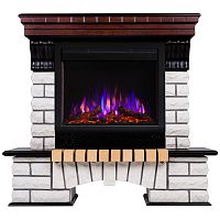 Электрокамин RealFlame Country AO античный дуб с очагом Saphir 25,5